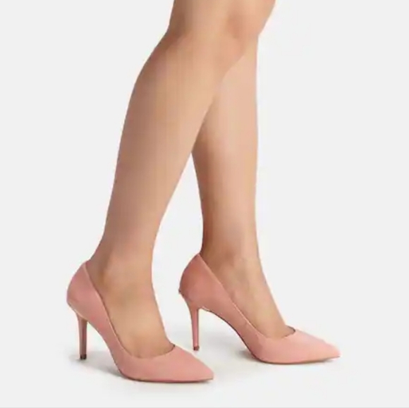 COACH "WILEY" SUEDEĀ PUMPS SIZES 10 & 11 IN COLOR WATERMELON PINKĀ - Picture 5 of 5